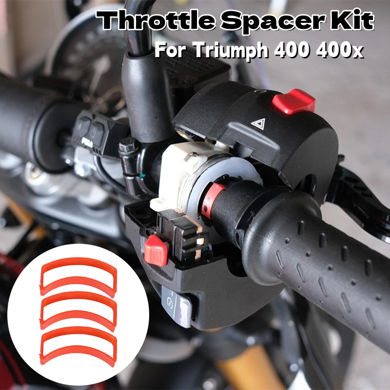 Motorcycle Gear Kit - ชุดอุปกรณ์เว้นระยะคันเร่งมอเตอร์ไซค์ 3 ชิ้น อุปกรณ์เสริมสำหรับเปลี่ยนเกียร์และเว้นระยะคันเร่งสำหรับมอเตอร์ไซค์ Triumph Speed