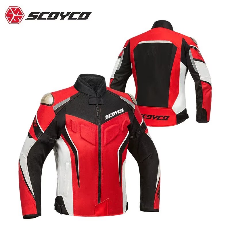 Motorcycle Gear Mesh - ชุดเสื้อแจ็คเก็ตและกางเกงมอเตอร์ไซค์ SCOYCO รุ่น Summer Ventilated Mesh