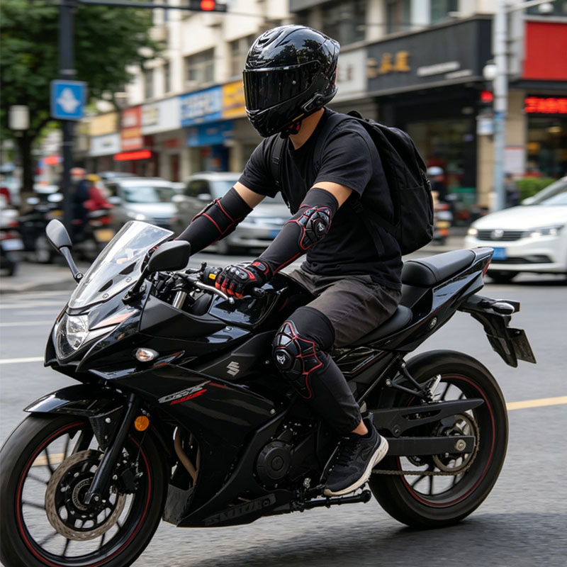 Motorcycle Gear Sleeve - ชุดอุปกรณ์ป้องกันสำหรับรถมอเตอร์ไซค์วิบาก ชุดสนับเข่า สนับศอก ปลอกแขน สำหรับขี่มอเตอร์ไซค์วิบาก MX