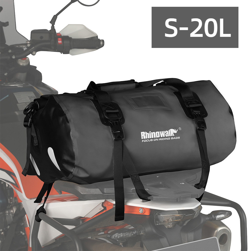 Motorcycle Gear Rack - Rhinowalk 20L กระเป๋าท้ายรถจักรยานยนต์,กระเป๋าแร็ครถจักรยานยนต์ S,อุปกรณ์เดินทางรถจักรยานยนต์ทางไกลกันน้ํา