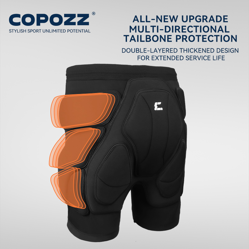 Motorcycle Gear On Sale - แผ่นรองเข่า COPOZZ รุ่นอัพเกรด สำหรับเล่นสกี ขี่มอเตอร์ไซค์ เล่นสเก็ต