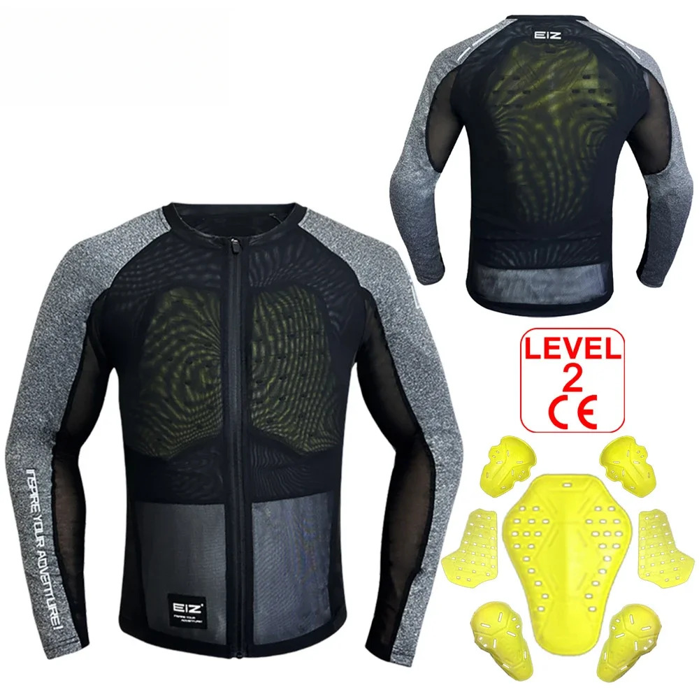 Motorcycle Gear Mesh - ชุดเกราะรถจักรยานยนต์, เสื้อผ้าปั่นจักรยาน, ตาข่ายระบายอากาศในฤดูร้อน, เกราะอ่อนป้องกันการหล่น CE2 อุปกรณ์ป้องกันสําหรับผู้ชายและผู้หญิง