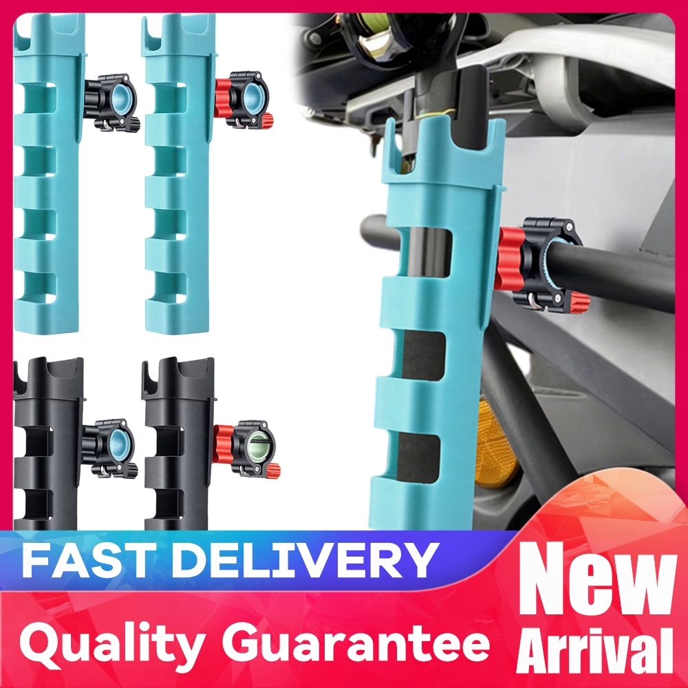Motorcycle Gear Rack - 1 ชิ้น 17-24 มม. ขายึดแท่งปรับระดับได้ 360