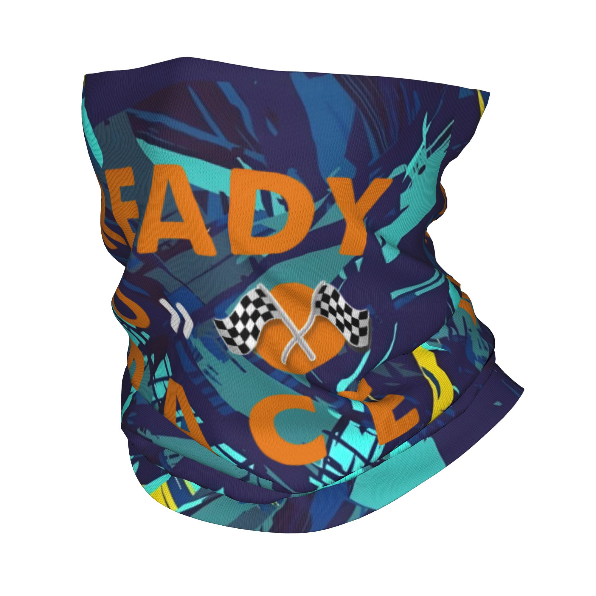 Neck Warmer Balaclava - ผ้าพันคอแบบมีโลโก้สำหรับแข่งรถ ผ้าคลุมหน้าสำหรับเล่นสกี ปั่นจักรยาน ผู้หญิง ผู้ชาย ผ้าพันคอแบบพันรอบคอ