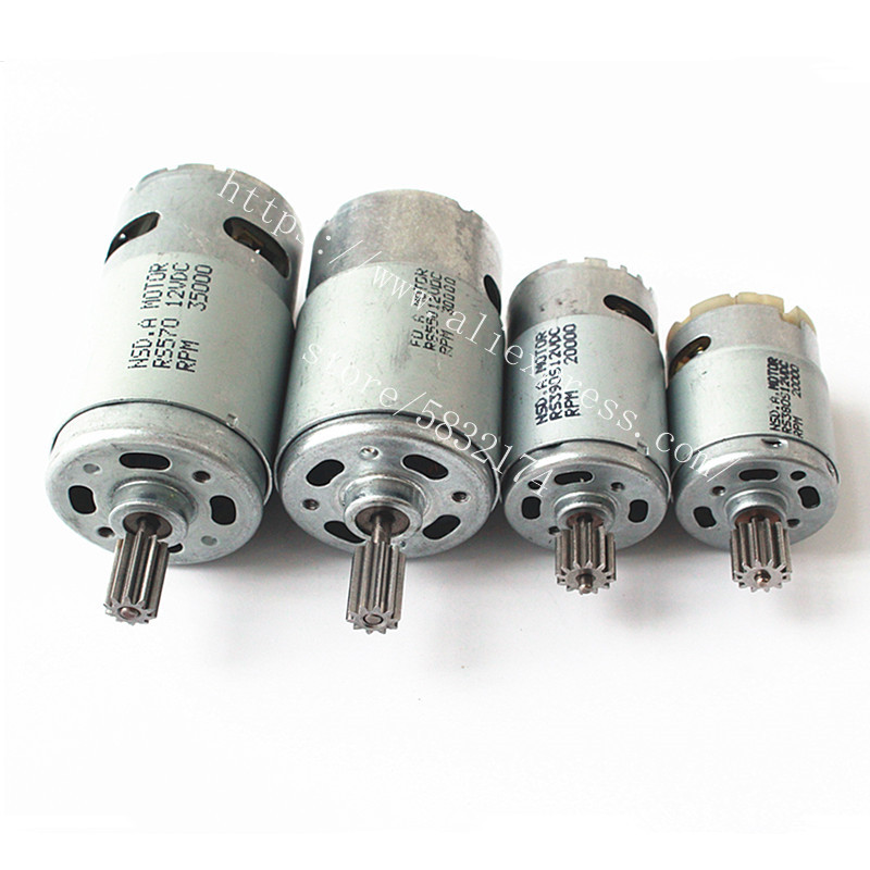 Motorcycle Gear Tidy - RS570/390/550/380 เด็กไฟฟ้ารถของเล่นรถจักรยานยนต์ 12V 6V มอเตอร์มอเตอร์กล่องเกียร์อุปกรณ์เสริมคุณภาพสูงความเร็ว