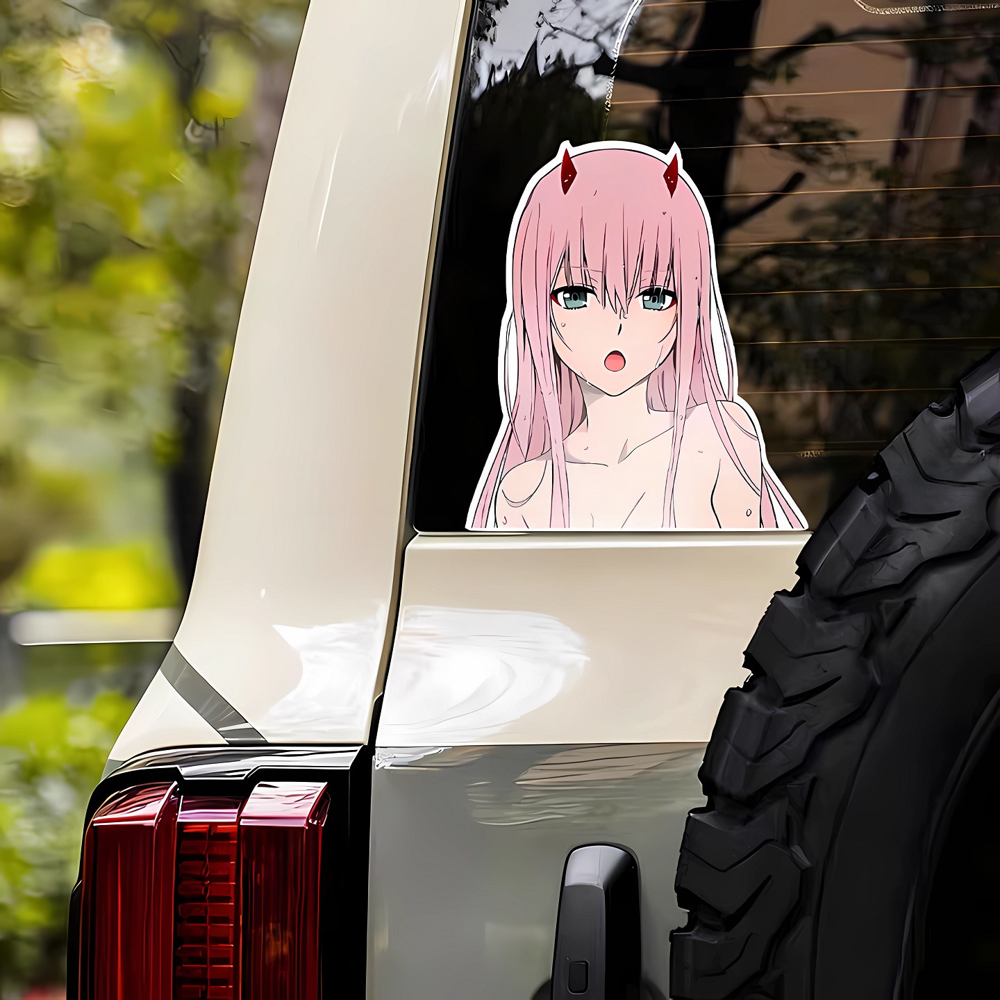 สติ๊กเกอร์อนิเมะสาวน่ารัก Zero - Zero Motorcycle Gear บทวิจารณ์และราคา