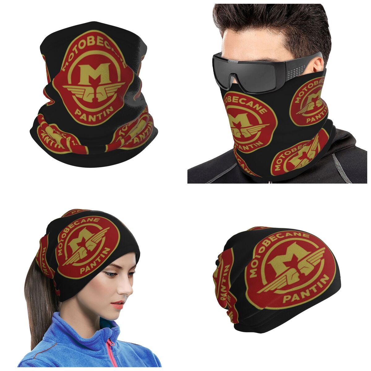 ผ้าพันคอ Motobecane ลายพิมพ์ ผ - Neck Warmer Balaclava บทวิจารณ์และราคา