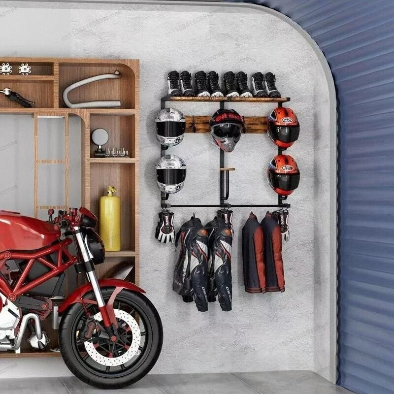 ที่แขวนหมวกแบบติดผนัง, ที่เก็บ - Motorcycle Gear Rack บทวิจารณ์และราคา