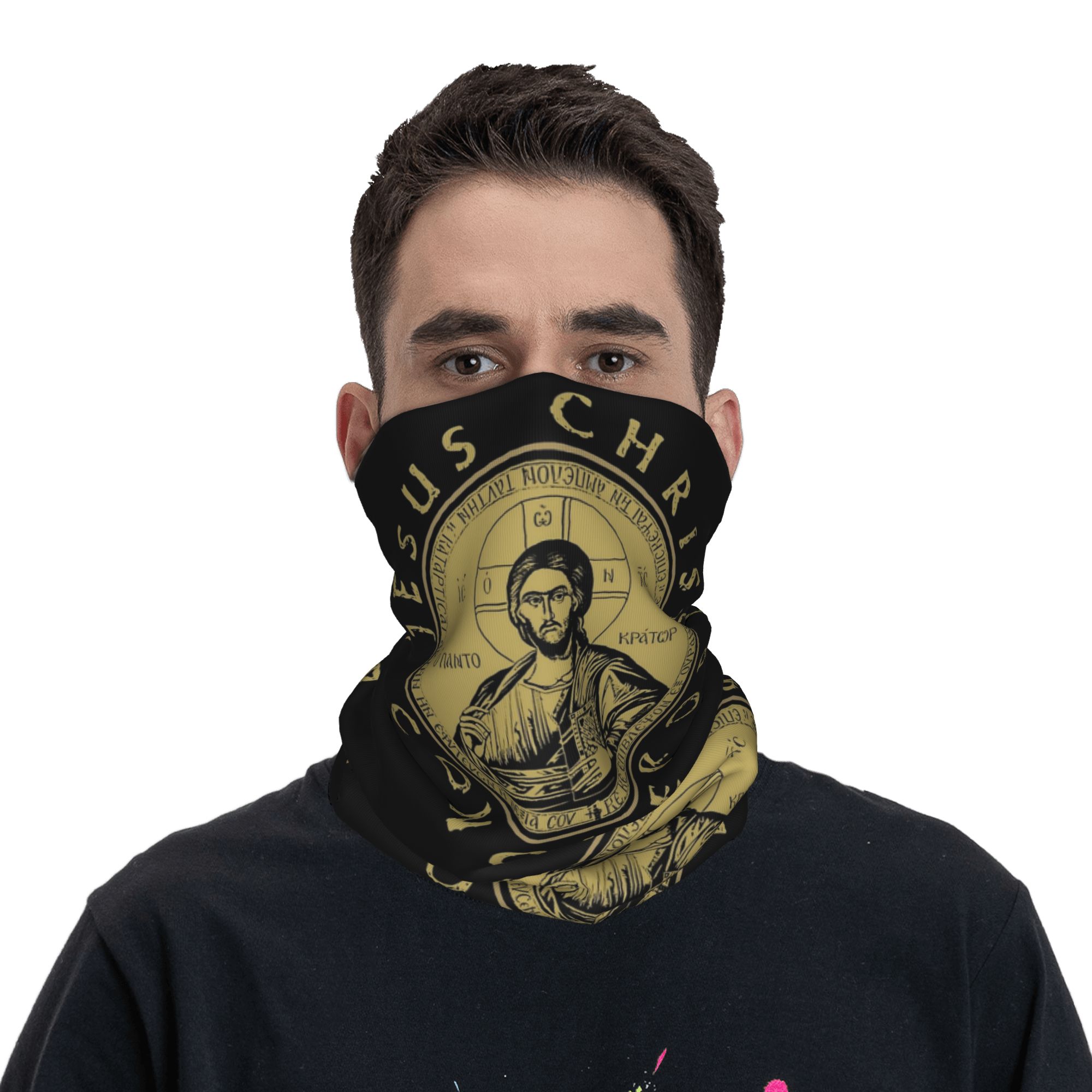 ผ้าคลุมคอแบบบาลาคลาวาพิมพ์ลายพ - Neck Warmer Balaclava บทวิจารณ์และราคา