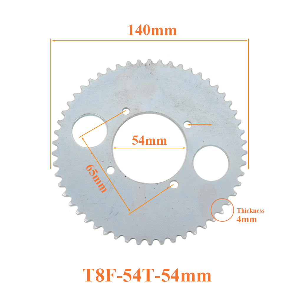 แผ่นโซ่ T8F 54T ขนาด 54 มม. 54 - Motorcycle Gear Rack บทวิจารณ์และราคา