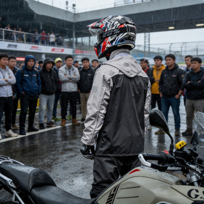 ชุดกันฝนสำหรับขี่มอเตอร์ไซค์ M - Motorcycle Gear Mesh บทวิจารณ์และราคา