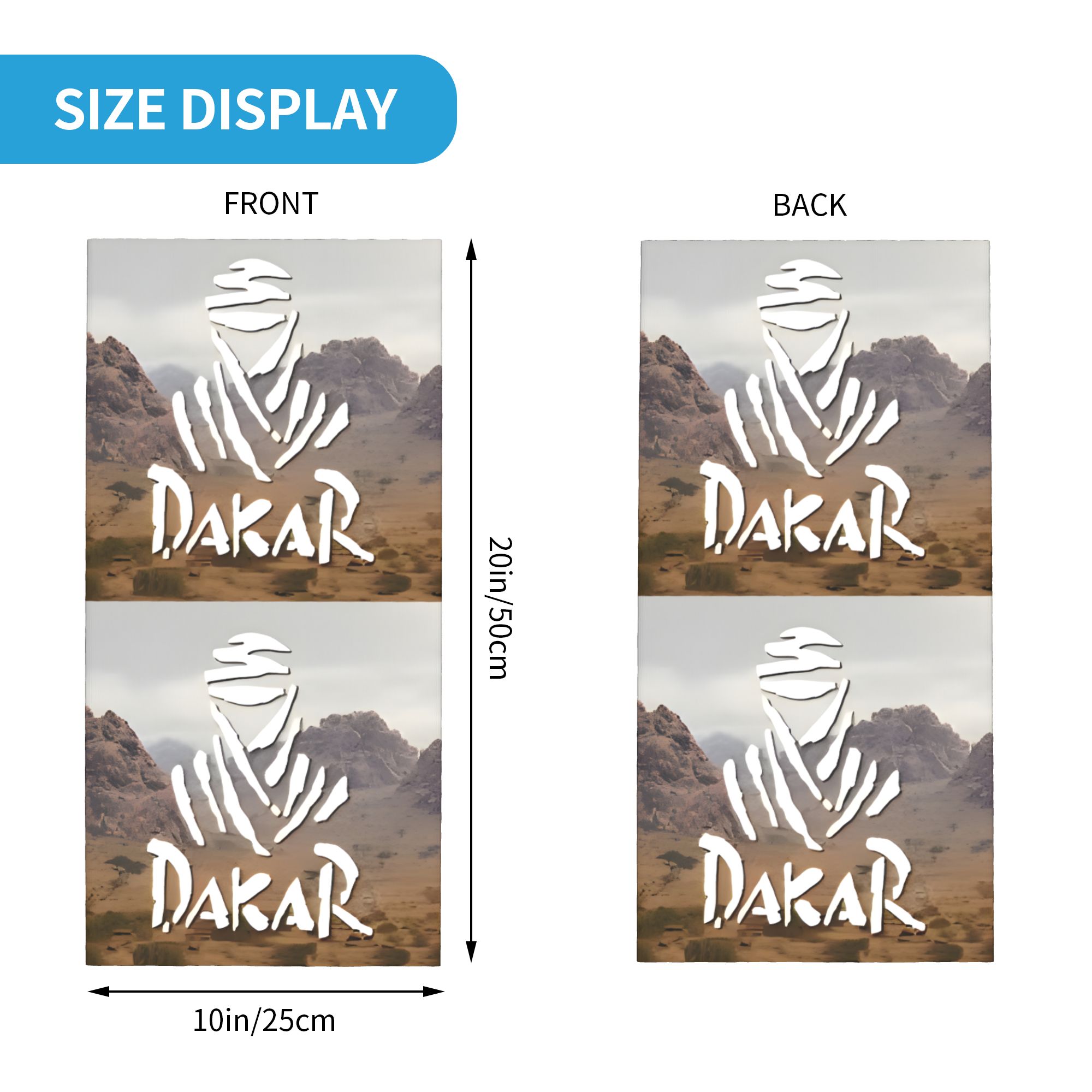 ผ้าพันคอแบบปรับแต่งได้ D-Dakar - Neck Warmer Balaclava บทวิจารณ์และราคา