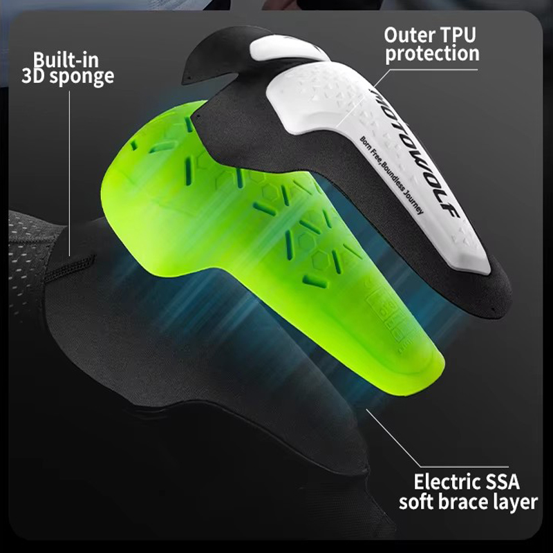 แผ่นรองข้อศอกมอเตอร์ไซค์แบบใหม - Motorcycle Gear Sleeve บทวิจารณ์และราคา
