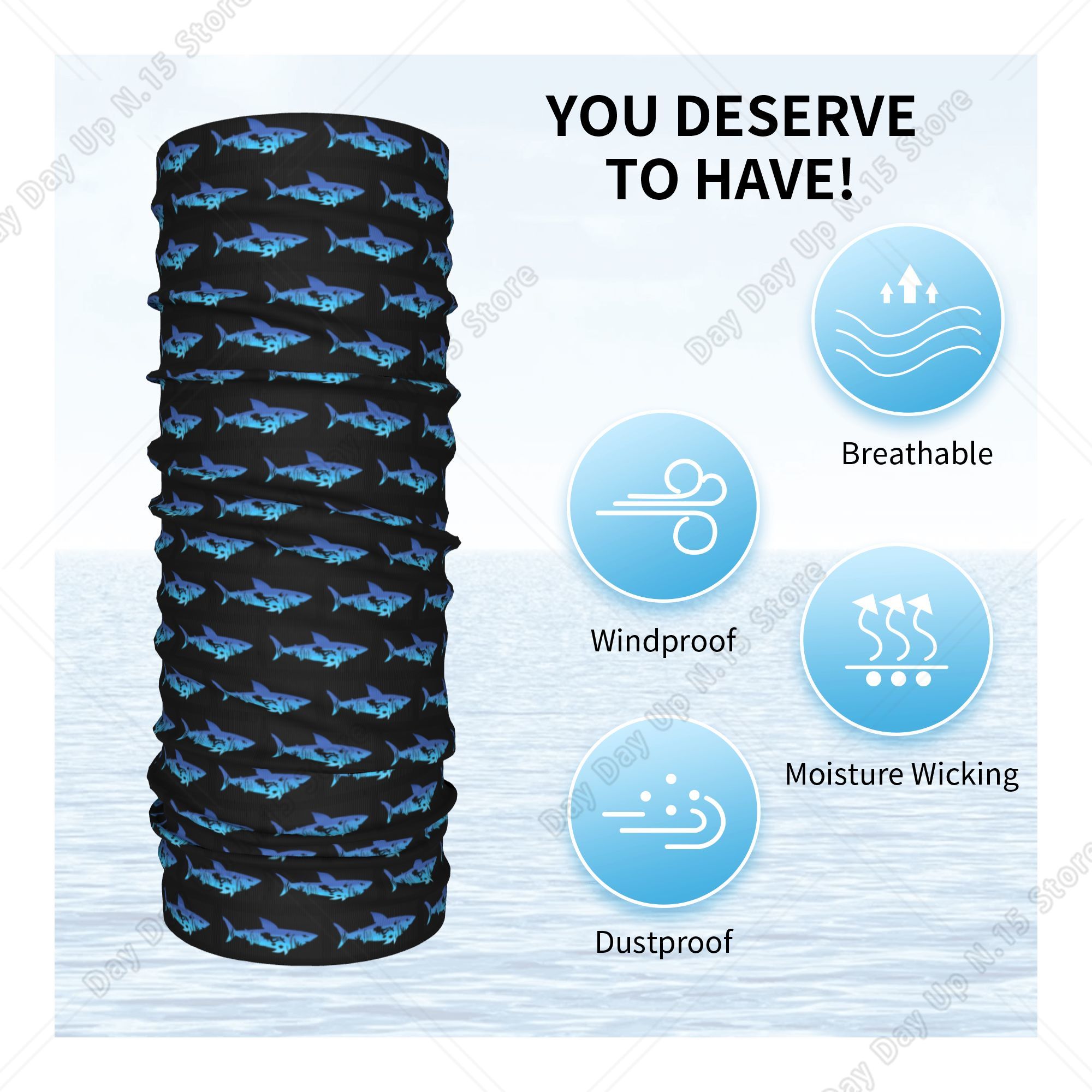 ผ้าพันคอ/ผ้าคลุมหน้าสำหรับดำน้ - Neck Warmer Balaclava บทวิจารณ์และราคา