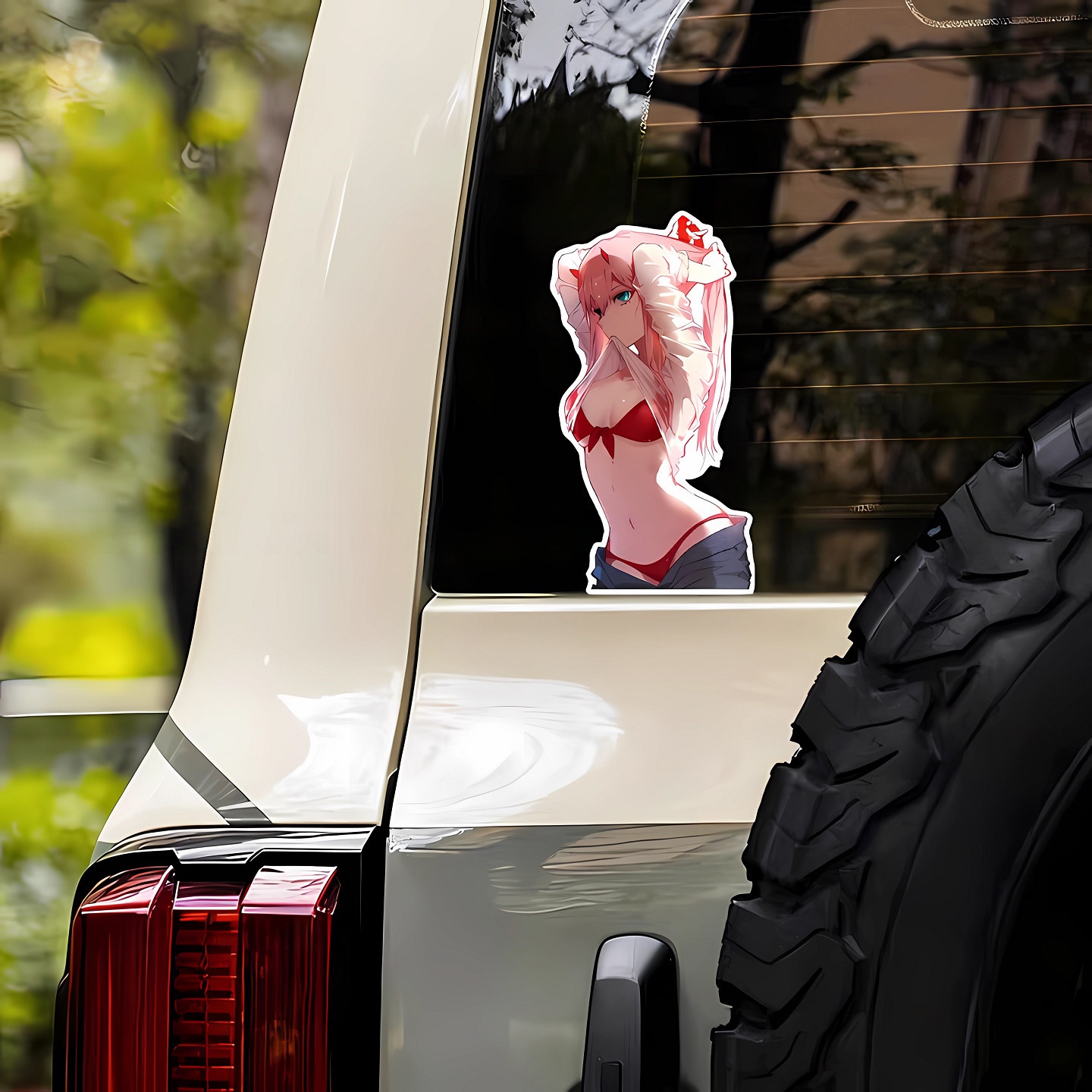 สติ๊กเกอร์รถ DARLING in the FR - Zero Motorcycle Gear บทวิจารณ์และราคา