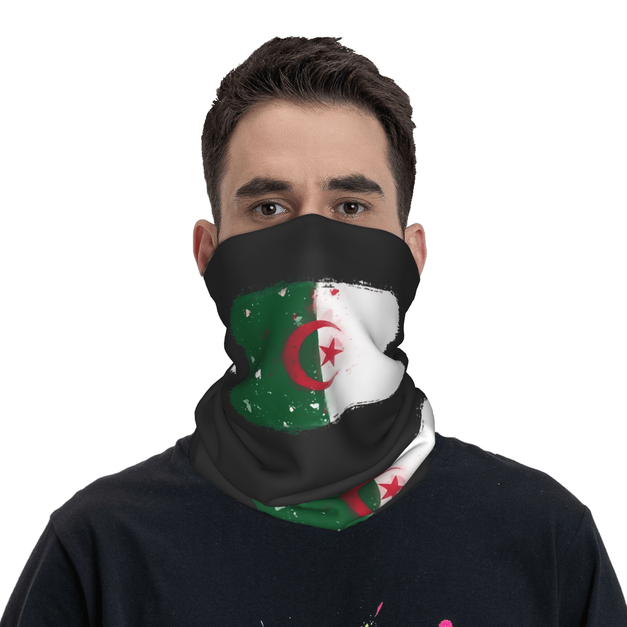ผ้าบัลลาคลาวาลายธงชาติแอลจีเรี - Neck Warmer Balaclava บทวิจารณ์และราคา